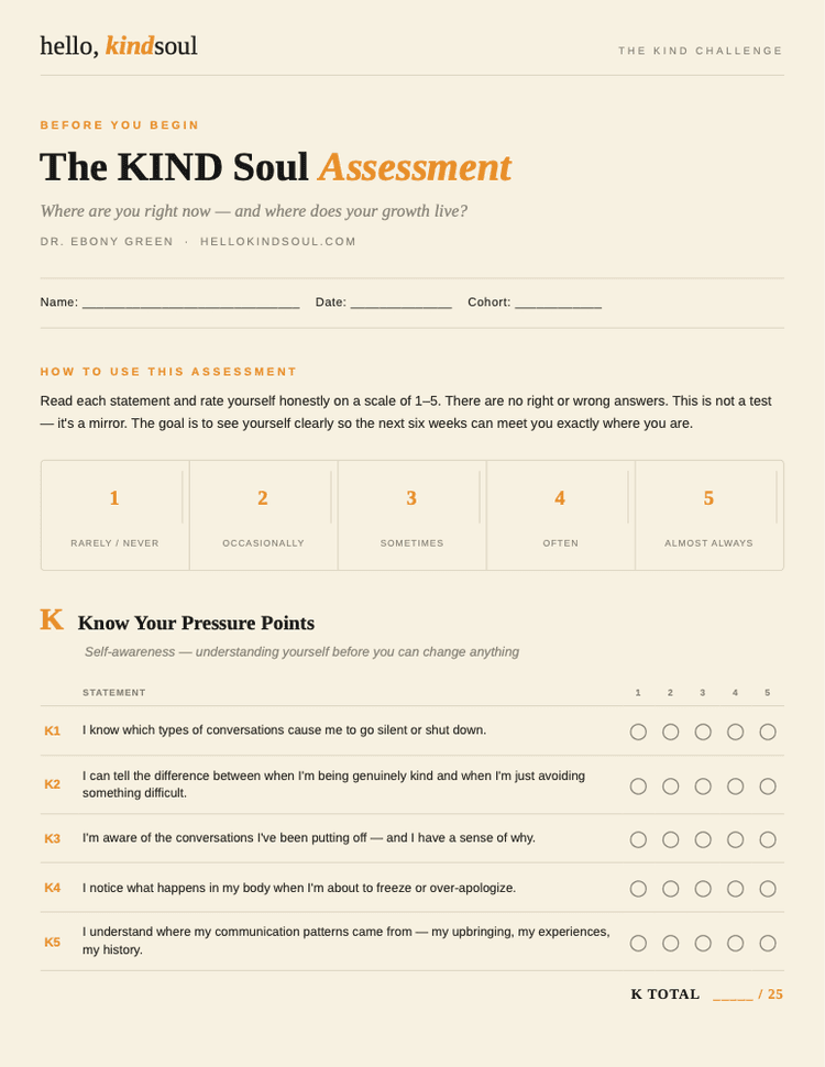 The KIND Soul Assessment