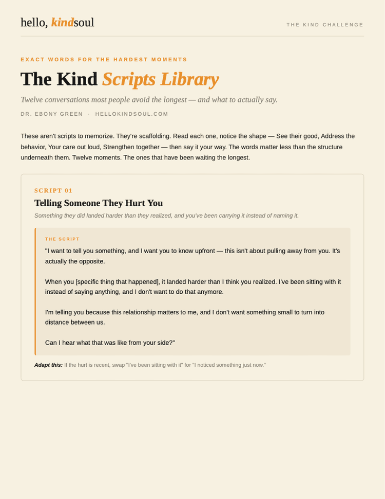 The Kind Scripts Library